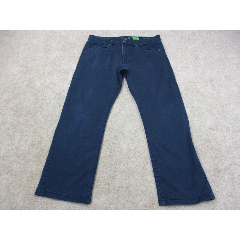 DL1961 Jeans Mens 33 Blue Vince Casual Straight Performance Stretch Denim 33x28